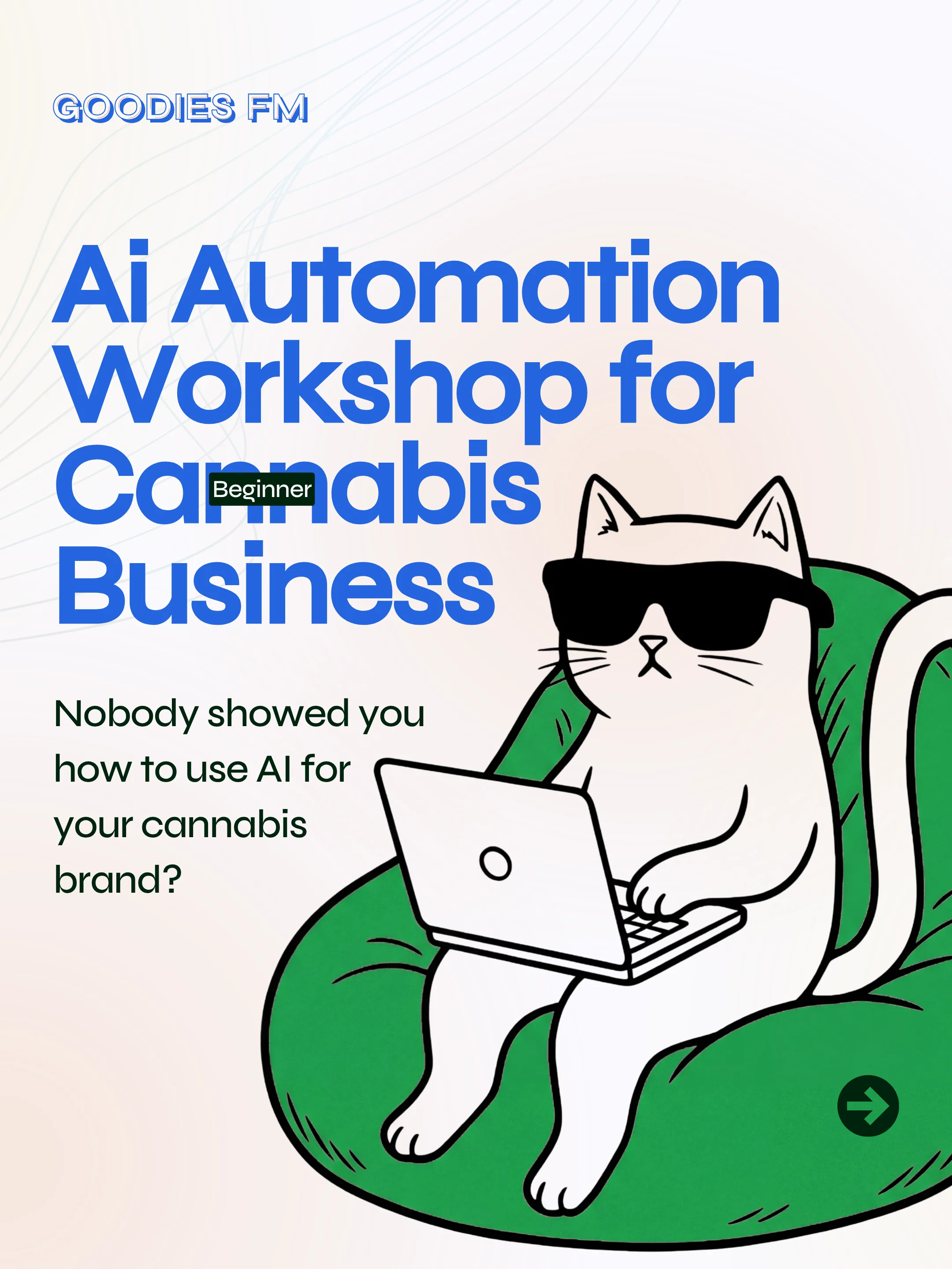 Goodies FM cannabis marketing workshop